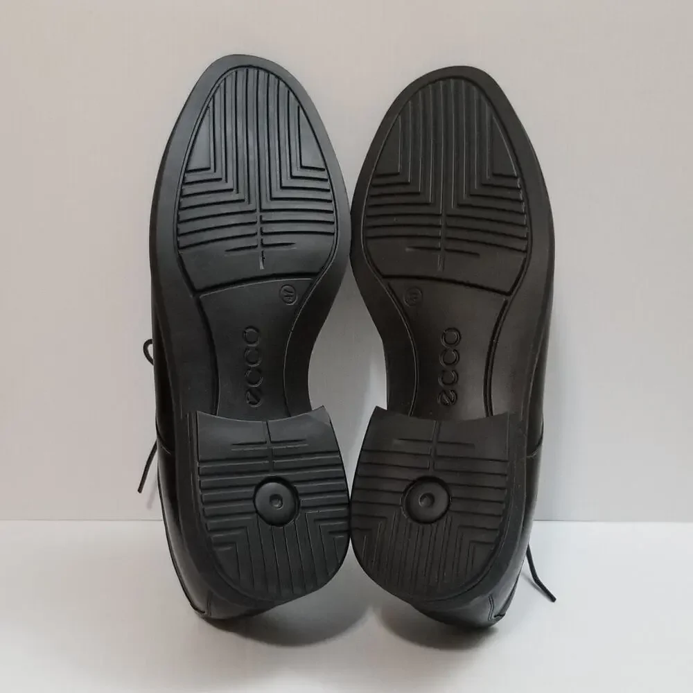 Ecco Metropole London Loafers Dress Shoes Mens Sz 13-13.5 US 47 EU Black Leather